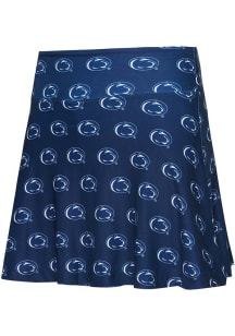 Concepts Sport Penn State Nittany Lions Womens Navy Blue Repeat Logo Sleep Skirt