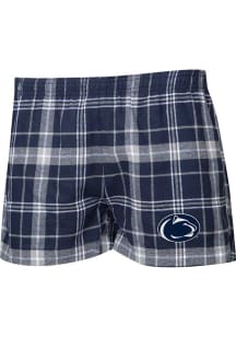 Concepts Sport Penn State Nittany Lions Womens Navy Blue  Shorts