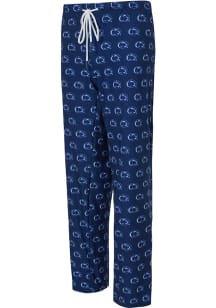 Concepts Sport Penn State Nittany Lions Womens White Repeat Logo Loungewear Sleep Pants