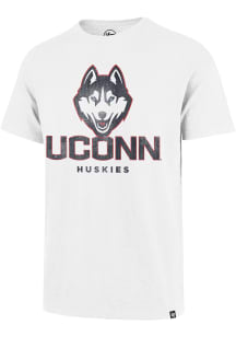 47 UConn Huskies White Grit Scrum Short Sleeve Fashion T Shirt