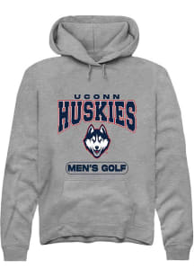 Summit Sportswear UConn Huskies Mens Graphite Men's Golf Long Sleeve Hoodie