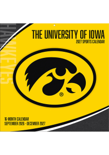 Iowa Hawkeyes 2027 12x12 Wall Calendar