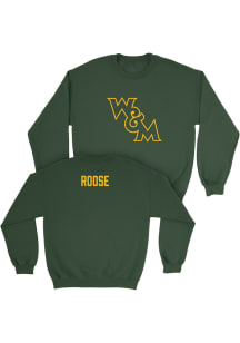 Devin Roose  Campus Ink William & Mary Tribe Youth Green NIL Legacy Long Sleeve Crew Sweatshirt