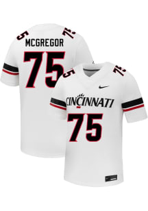 Marcus McGregor  Nike Cincinnati Bearcats White Football NIL Name And Number Football Jersey