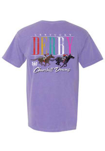 Kentucky Derby Purple Derby Short Sleeve Fashion T Shirt