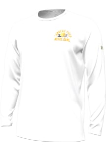 Under Armour Notre Dame Fighting Irish White Coach Freeman Shamrock Vanish Long Sleeve T-Shirt