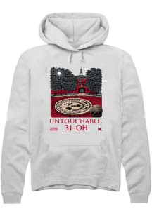 Summit Sportswear Miami RedHawks Mens White Untouchable Long Sleeve Hoodie