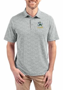 Cutter and Buck Notre Dame Fighting Irish Mens Green Alumni Virtue Eco Pique Botanical Short Sleev..