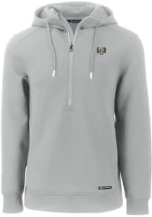 Cutter and Buck North Carolina Tar Heels Mens Ash Vault Roam Hood