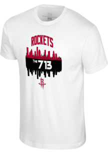 Houston Rockets White Cities Intro Short Sleeve T Shirt