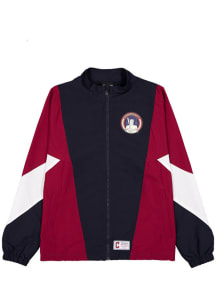 New Era Cleveland Guardians Mens Navy Blue City Connect Long Sleeve Zip