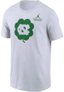 Nike North Carolina Tar Heels White Aer Lingus Football Core Short Sleeve T Shirt
