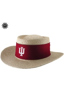 LogoFit Indiana Hoosiers Brown Tournament Straw Hat Mens Bucket Hat