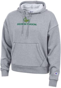 Champion George Mason University Womens Grey Triumph Hooded Sweatshirt