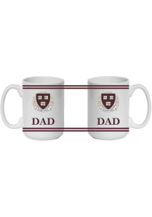 Harvard Crimson El Grande 15oz Dad Ceramic Mug - Crimson