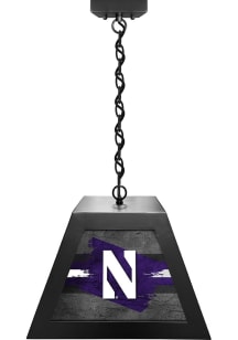 Northwestern Wildcats Pendant Black Billiard Lamp