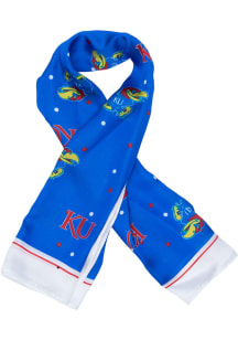 Kansas Jayhawks Satin Team Logo Womens Scarf