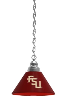Florida State Seminoles Script Single Silver Billiard Lamp
