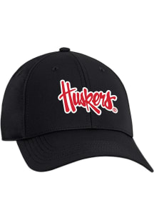 Nebraska Cornhuskers Stratus Adjustable Hat - Black