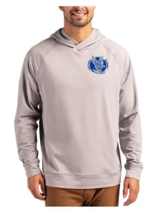 Cutter and Buck Air Force Falcons Mens Grey Vault Adapt Knit Hood Long Sleeve Hoodie