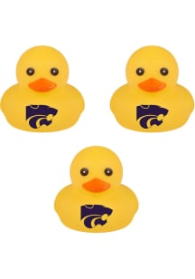 K-State Wildcats Purple 3pk Rubber Duck