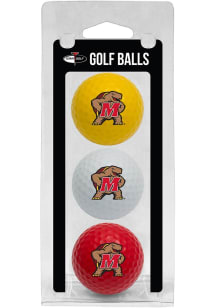 Maryland Terrapins 3 Pack Golf Balls