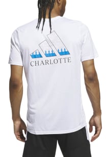 Adidas Charlotte FC White Jersey Hook Short Sleeve T Shirt
