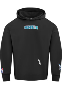 Pro Standard Charlotte Hornets Mens Black Wingspan Fashion Hood