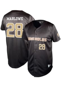 Jacob Marlowe  Florida State Seminoles Mens Black NIL Baseball Jersey