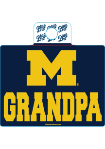 Michigan Wolverines Blue Souvenir Graphic Stickers -