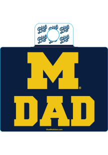 Michigan Wolverines Blue Souvenir Design Stickers -
