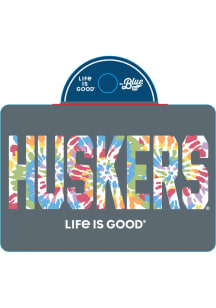 Nebraska Cornhuskers Tie Dye Stickers -