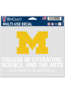 Michigan Wolverines  Auto Static Cling Decal -