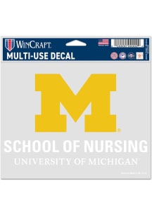 Michigan Wolverines  Auto Static Cling Decal -