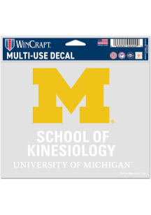 Michigan Wolverines  Auto Static Cling Decal -