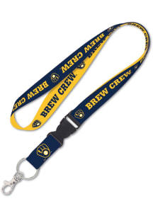 Milwaukee Brewers Slogan Lanyard - Blue