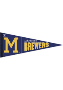 Milwaukee Brewers 12x30 Cooperstown Premium Pennant -