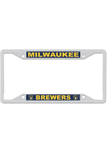 Milwaukee Brewers  License Plate Frame - Navy Blue