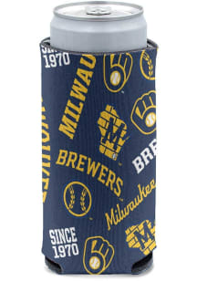 Milwaukee Brewers Scatterprint Slim Coolie