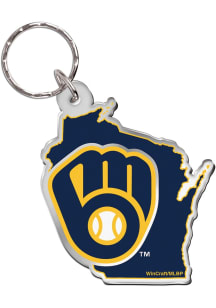 Milwaukee Brewers  Lanyard - Navy Blue