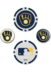 Milwaukee Brewers Ball Marker Set Golf Ball Marker