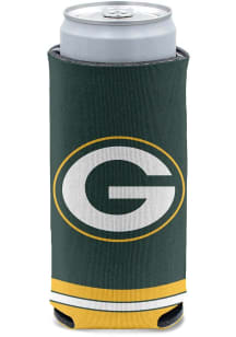 Green Bay Packers Striped Primary Logo Slim Coolie