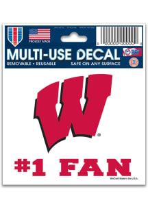 Wisconsin Badgers  Auto Decal -