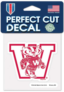 Wisconsin Badgers  Auto Decal -