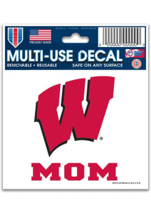 Wisconsin Badgers  Auto Static Cling Decal -