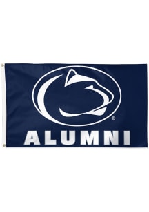 Penn State Nittany Lions  Silk Screen Grommet Flag - Navy Blue