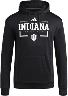 Adidas Indiana Hoosiers Mens Black Locker Basketball Icon Hood