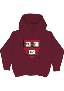 Vive La Fete Harvard Crimson Youth Maroon Sam Long Sleeve Hoodie