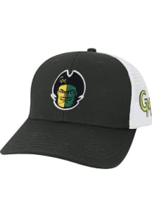 Legacy George Mason University Mid-Pro Snap Trucker Adjustable Hat - Black