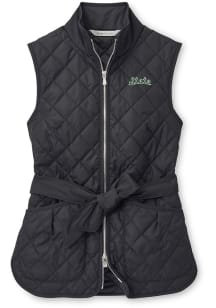 Peter Millar Michigan State Spartans Womens Black Scout Diamond Quilted Vest